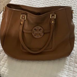 Tory Burch Brown Leather Tote